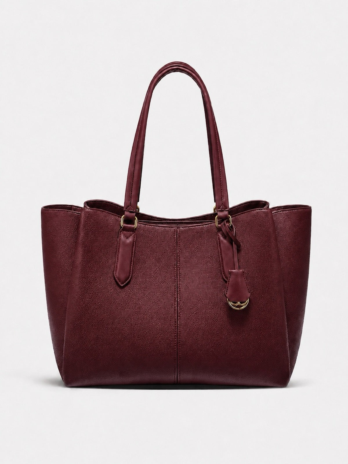 Newstella Tote Bag Structure in Burgundy